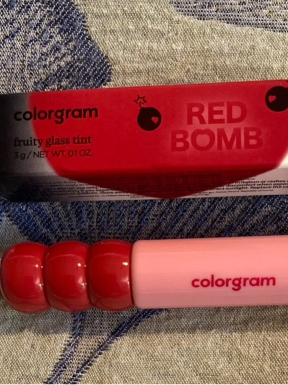 Colorgram Fruity Glass Tint in Shade 18 Cherry Villain (Red Bomb Collection)